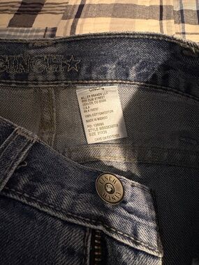 Cinch Light Blue Denim Jeans with Branded Button